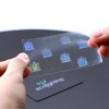 Secure ID Holographics Transparent PE hologram PET overlay sticker