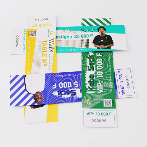 Custom Event Ticket Solutions Sports Games Concerts OEM Event Tickets Design  Printing Coupons