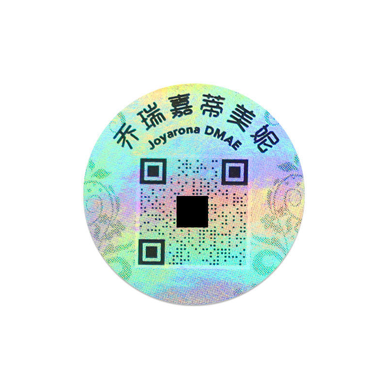 hologram QR code sticker