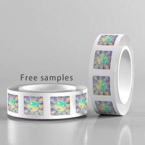Low Cost Custom 3D Holographic Stickers VOID Security Label Manufacturer