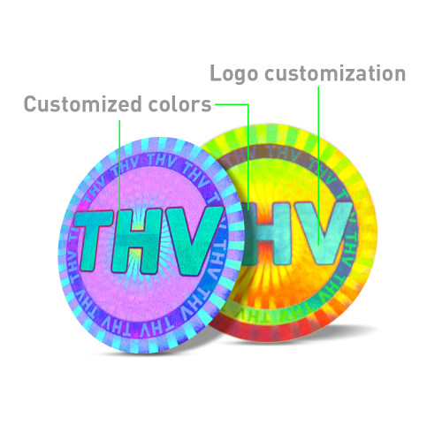 Low Cost Custom 3D Holographic Stickers VOID Security Label Manufacturer