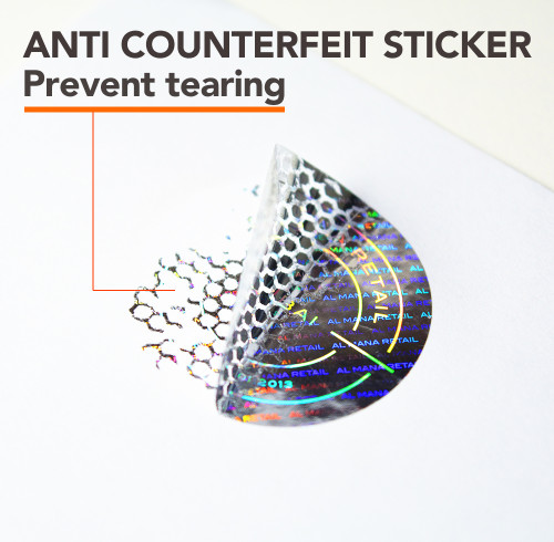 Low Cost Custom 3D Holographic Stickers VOID Security Label Manufacturer