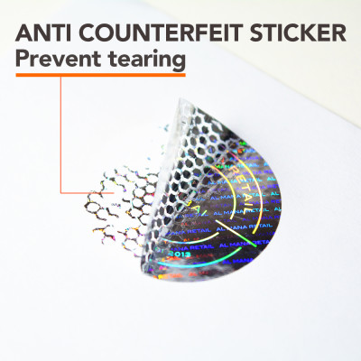 Low Cost Custom 3D Holographic Stickers VOID Security Label Manufacturer