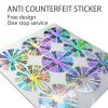 Low Cost Custom 3D Holographic Stickers VOID Security Label Manufacturer