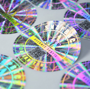 Low Cost Custom 3D Holographic Stickers VOID Security Label Manufacturer