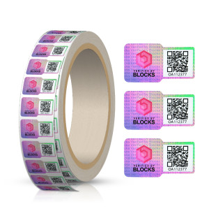 Low Cost Custom  QR Code Security Label VOID Holographic Sticker  Manufacturer
