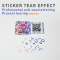 Low Cost Custom  QR Code Security Label VOID Holographic Sticker  Manufacturer