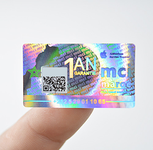 Low Cost Custom  QR Code Security Label VOID Holographic Sticker  Manufacturer
