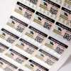 Low Cost Custom  QR Code Security Label VOID Holographic Sticker  Manufacturer