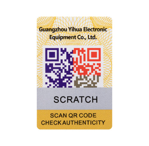 Low Cost Custom  QR Code Security Label VOID Holographic Sticker  Manufacturer