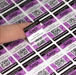 Low Cost Custom  QR Code Security Label VOID Holographic Sticker  Manufacturer