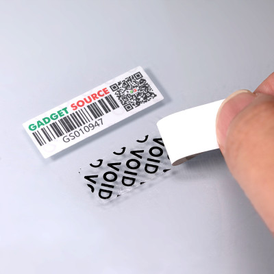 Low Cost Custom  QR Code Security Label VOID Holographic Sticker  Manufacturer
