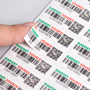 Low Cost Custom  QR Code Security Label VOID Holographic Sticker  Manufacturer