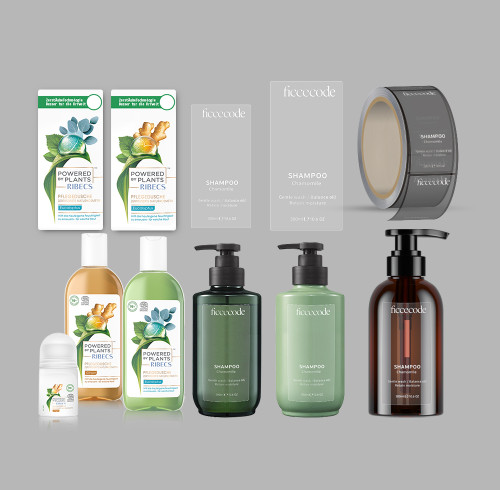 Low Cost Custom Shampoo Bottle Label Sticker Manufacturer