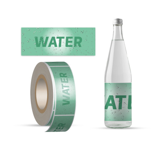 Low Cost Custom Water Bottle Label Sticker Manufacturer