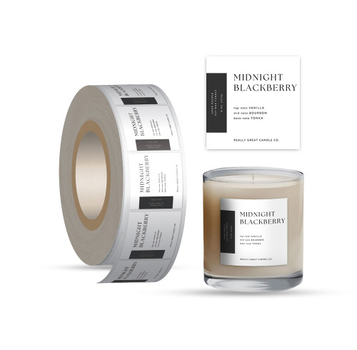 Low Cost Custom Candle Label Sticker Manufacturer