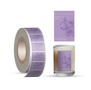 Low Cost Custom Candle Label Sticker Manufacturer