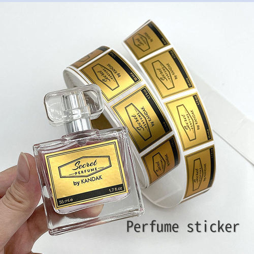 Custom Perfume Bottle Packaging Labels Manufacturer of Stylish Stickers for Fragrances