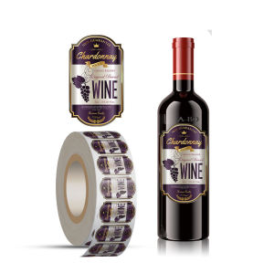 Custom Wine Bottle Label Sticker Printing Manufacturer