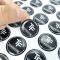 Eco-Friendly Custom 3D Epoxy Dome Stickers, Transparent Silicone Labels for Fruit, Egg, Rice, Seeds