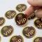 Eco-Friendly Custom 3D Epoxy Dome Stickers, Transparent Silicone Labels for Fruit, Egg, Rice, Seeds