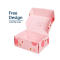 Custom Kraft Jewelry Box for Ring, Necklace, Ornament - Corrugated Gift Packaging with Stamping