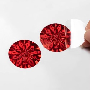 Custom 3D Holographic VOID Stickers, Tamper-Proof UV Printed Waterproof Square Labels for Computers