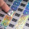 Custom QR Code Holographic Security Labels - 3D Anti-Counterfeit Stickers for High-Tech Packaging