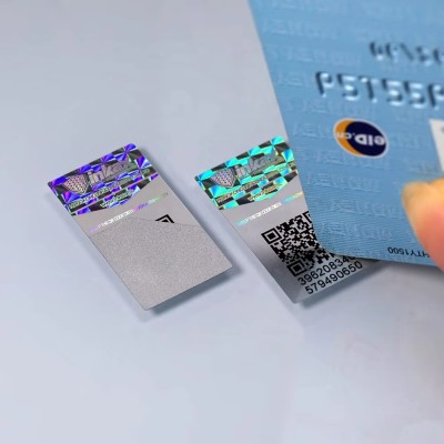 Free Sample & Design 3D Laminating Holographic Sticker Custom Logo Printed Hologram Label for Packaging Customizable