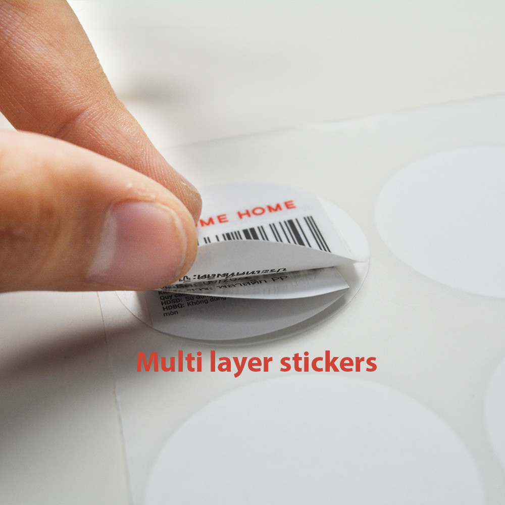 Hologram sticker manufacturing process