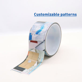 Custom Logo Packing Tape Hot Melt Adhesive Tamper-Evident Void Tape for Carton Sealing and Transport