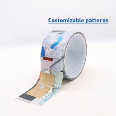 Custom Logo Packing Tape Hot Melt Adhesive Tamper-Evident Void Tape for Carton Sealing and Transport