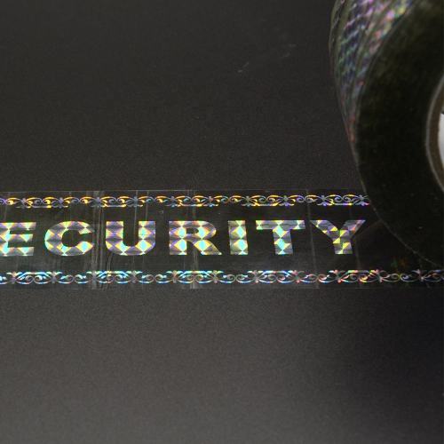 Custom 150m Adhesive Bopp Tape High Anti Counterfeitanti Waterproof Tape Rolls Holographic Transparent Tapes