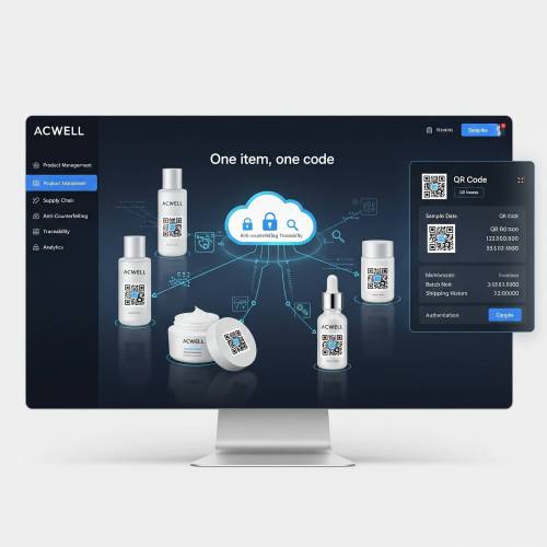 Digital empowers beauty products, and one code for each item builds a brand defense line