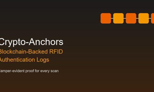 Crypto-Anchors: Blockchain-Backed RFID Authentication Logs