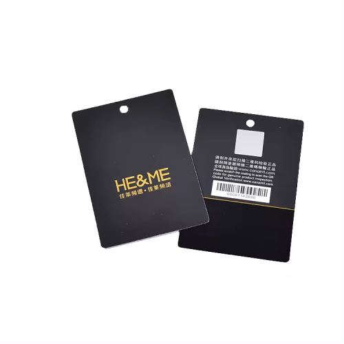 Security custom size custom hang tags printing for clothing