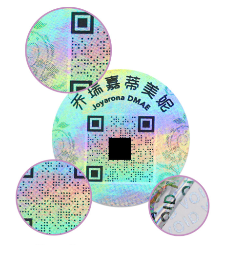 Custom viod qr code hologram sticker,Manufacturer custom logo,high quality