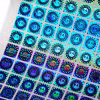 Custom 3D Holographic VOID Stickers, Tamper-Proof UV Printed Waterproof Square Labels for Computers