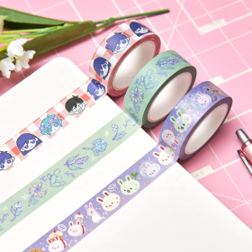 Custom Washi Tape Stickers DIY Scrapbooking Album Planner Paper Craft Card Decor