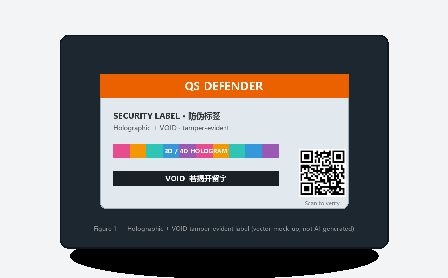 Holographic & VOID Tamper-Evident Labels: Visible Defense