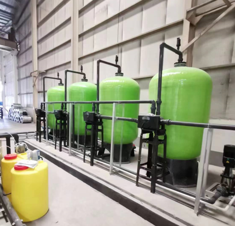 Ion exchange equipment for purification