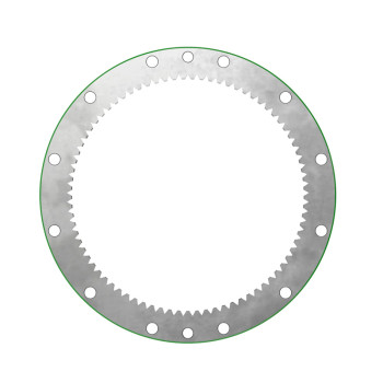 OEM R225107 Ring Gear for John Deere Tractor-PairGears