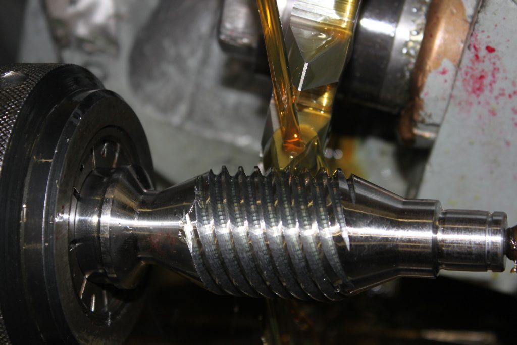Worm shaft machining process