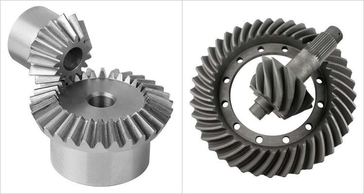 Straight bevel gear & Spiral bevel gear