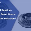 Spiral Bevel vs. Straight Bevel Gears: Which one suits you?