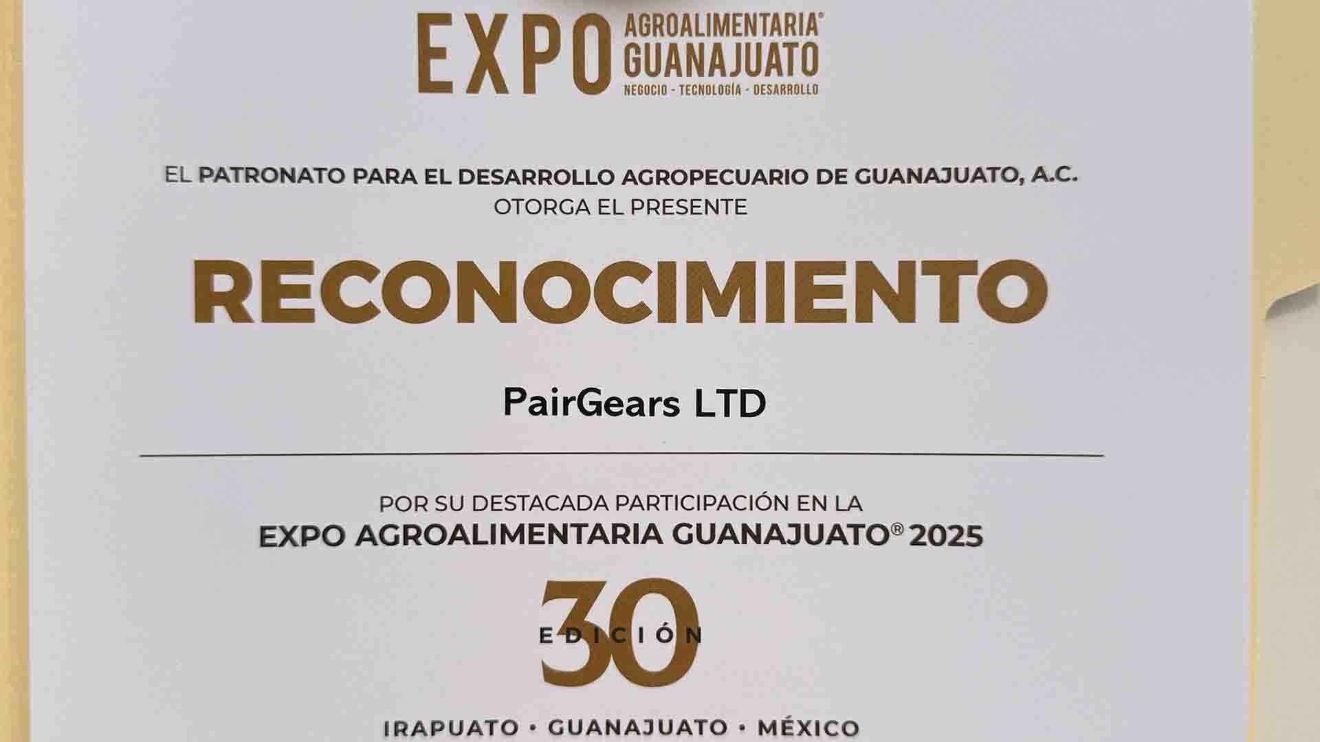 PairGears Wraps Up a Strong Showing at Expo AgroAlimentaria Guanajuato® 2025