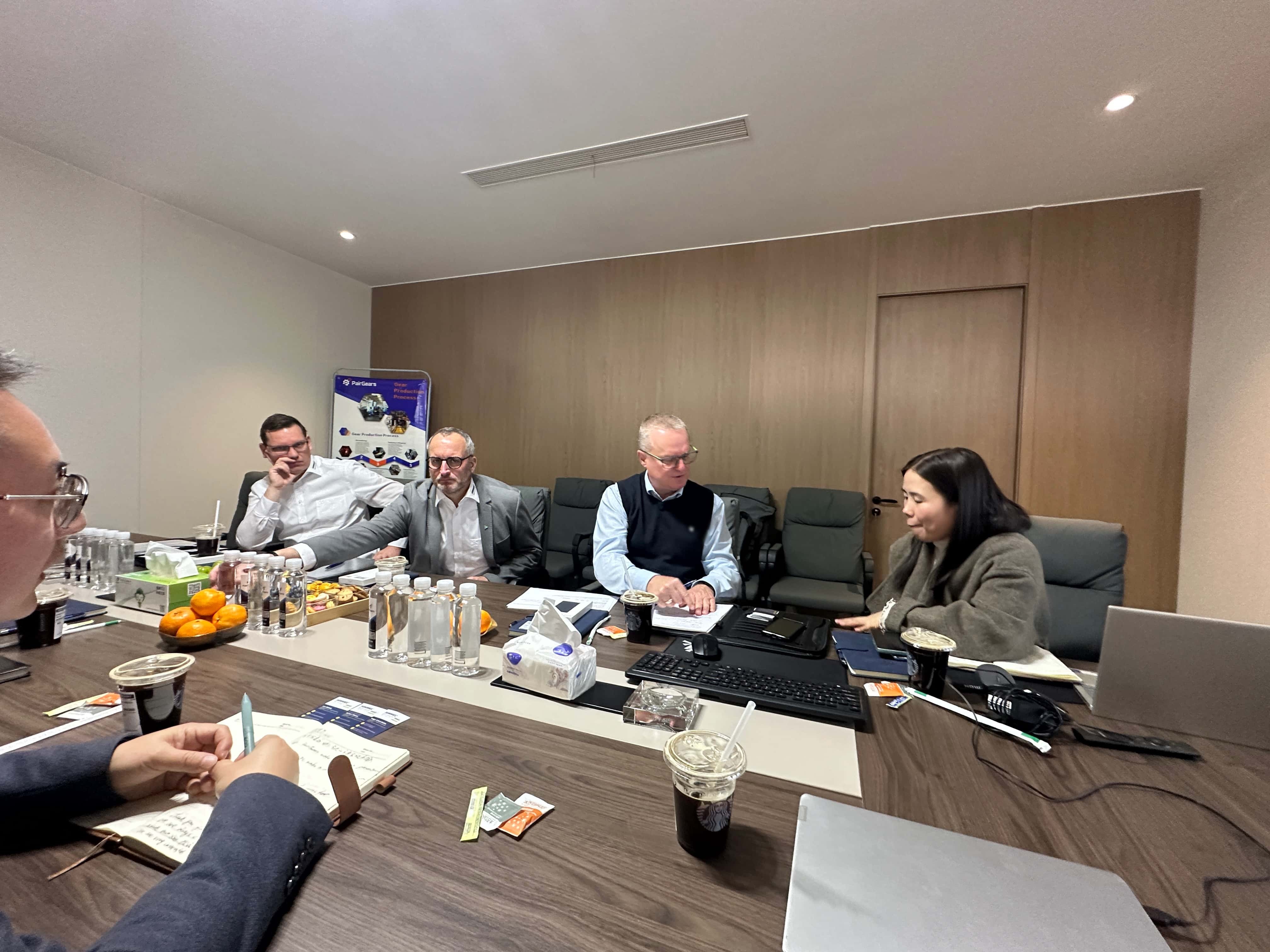 Meeting in the PairGears conference room