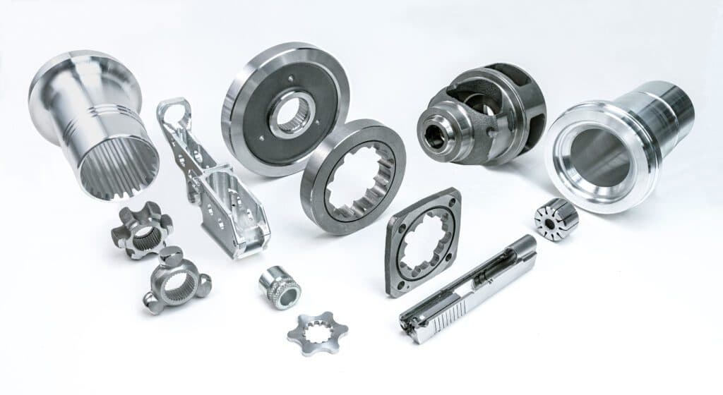 Machined gear and spline components