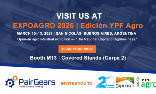 PairGears to Exhibit Precision Agricultural Gears at Expoagro 2026