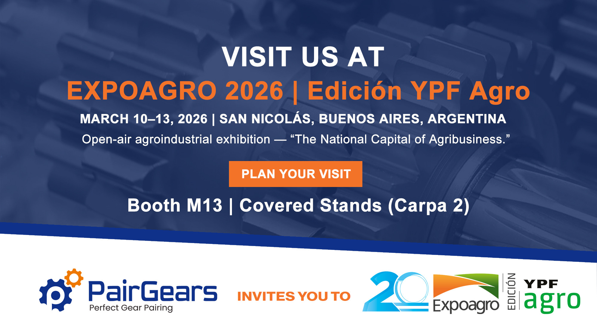 PairGears to Exhibit Precision Agricultural Gears at Expoagro 2026